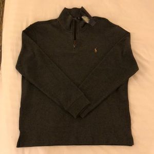 NWT // POLO by Ralph Lauren Quarter Zip Sweater